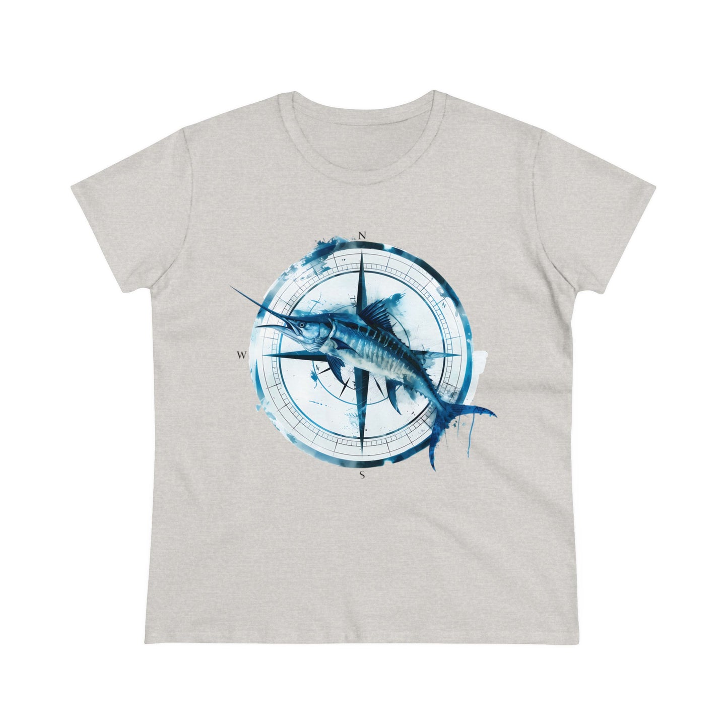 Marlin - Women's Midweight Cotton Tee