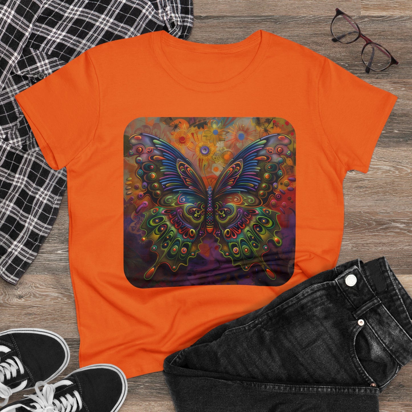 Butterfly - Women's Midweight Cotton Tee