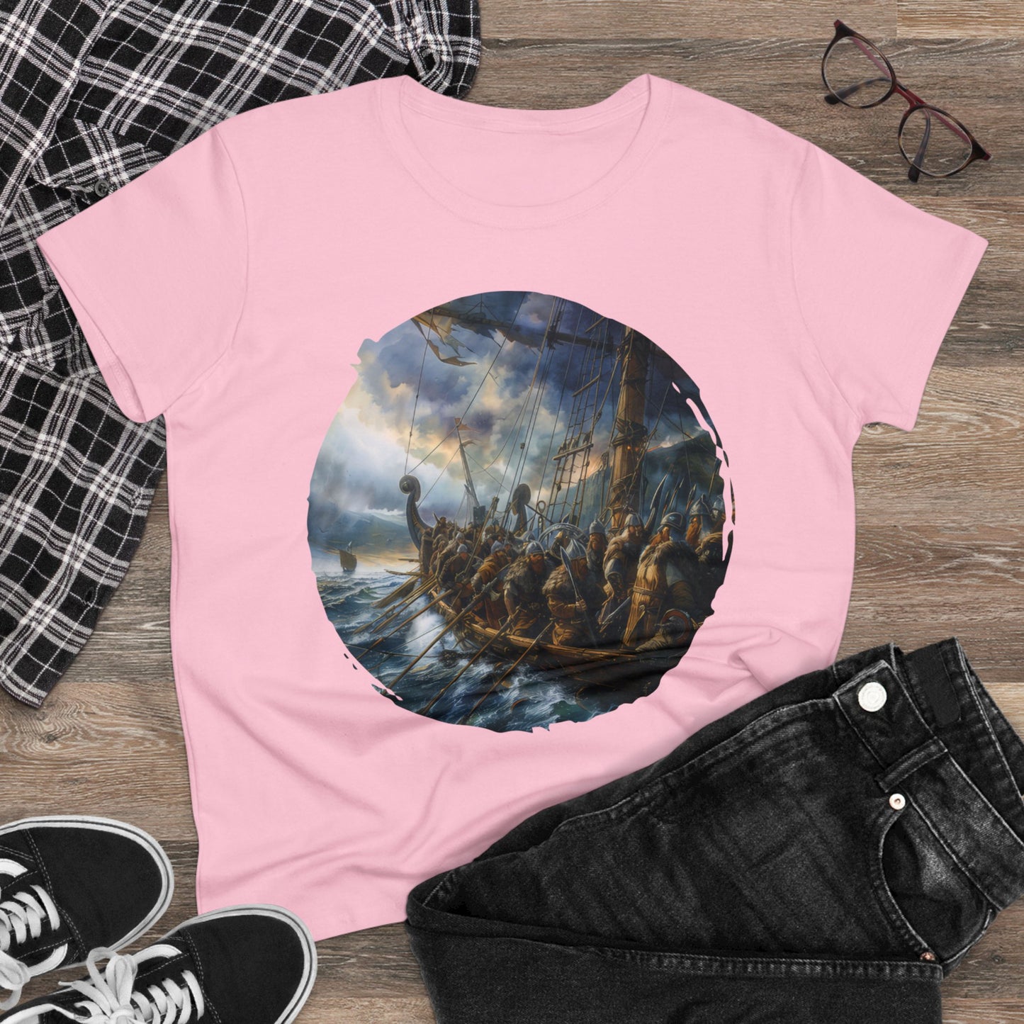 Vikings - Fantasy - Women's Midweight Cotton Tee