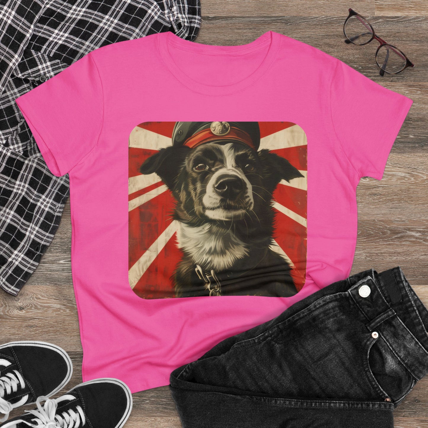 Comrade Canine - Women's Midweight Cotton Tee