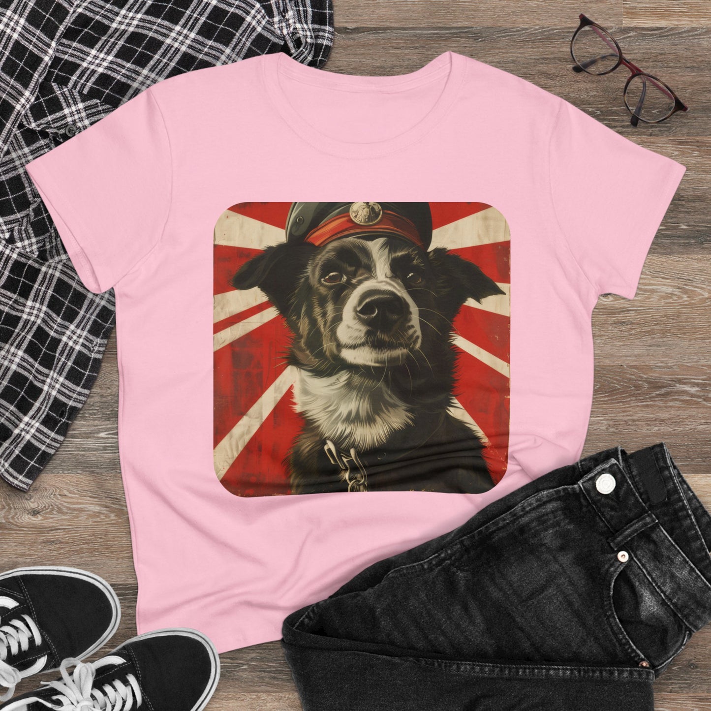 Comrade Canine - Women's Midweight Cotton Tee