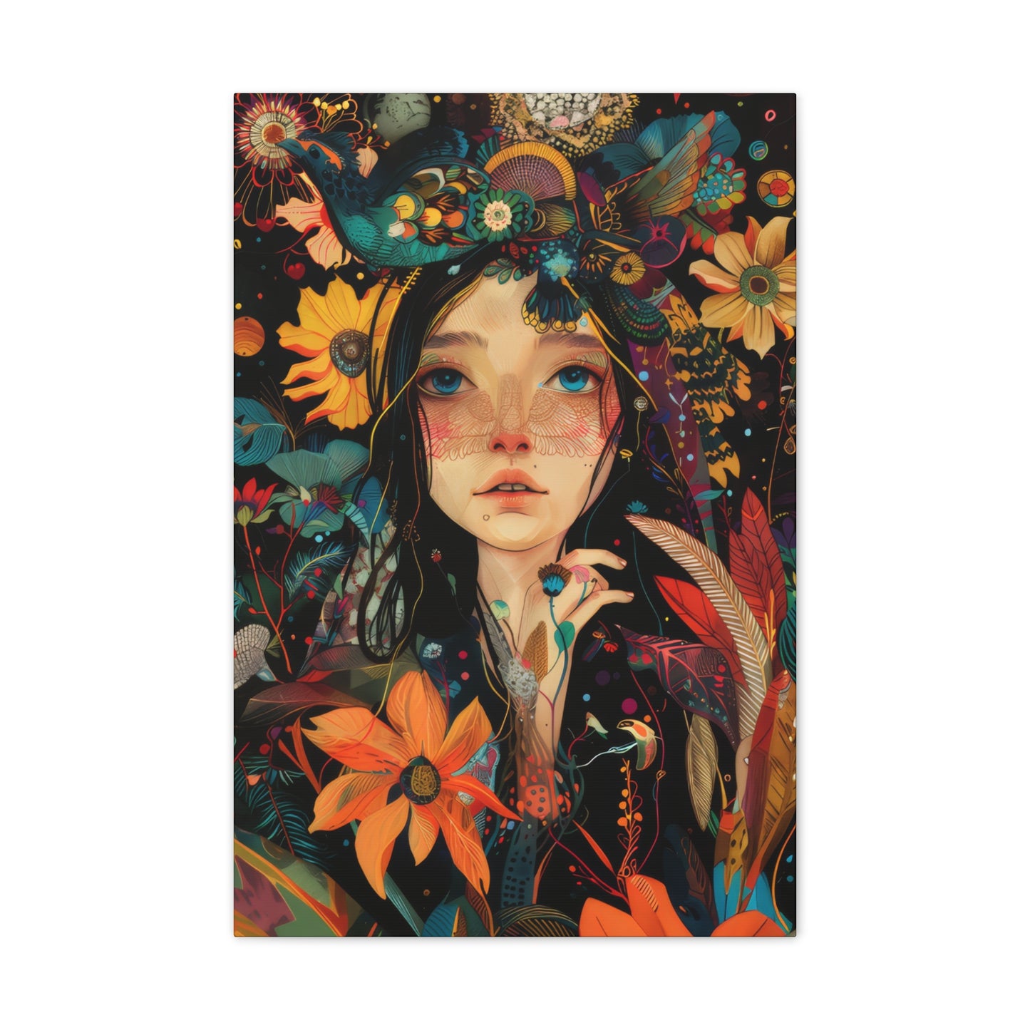 Flower Child - Canvas Stretched, 0.75"