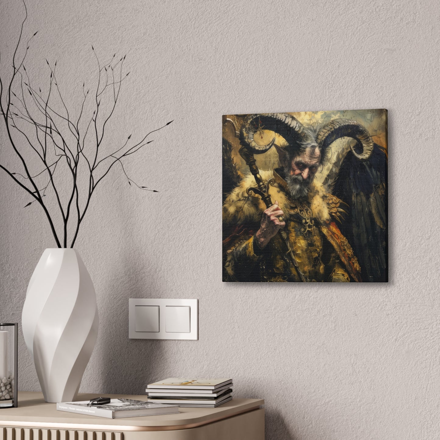 Angel or Devil - Canvas Stretched, 0.75"