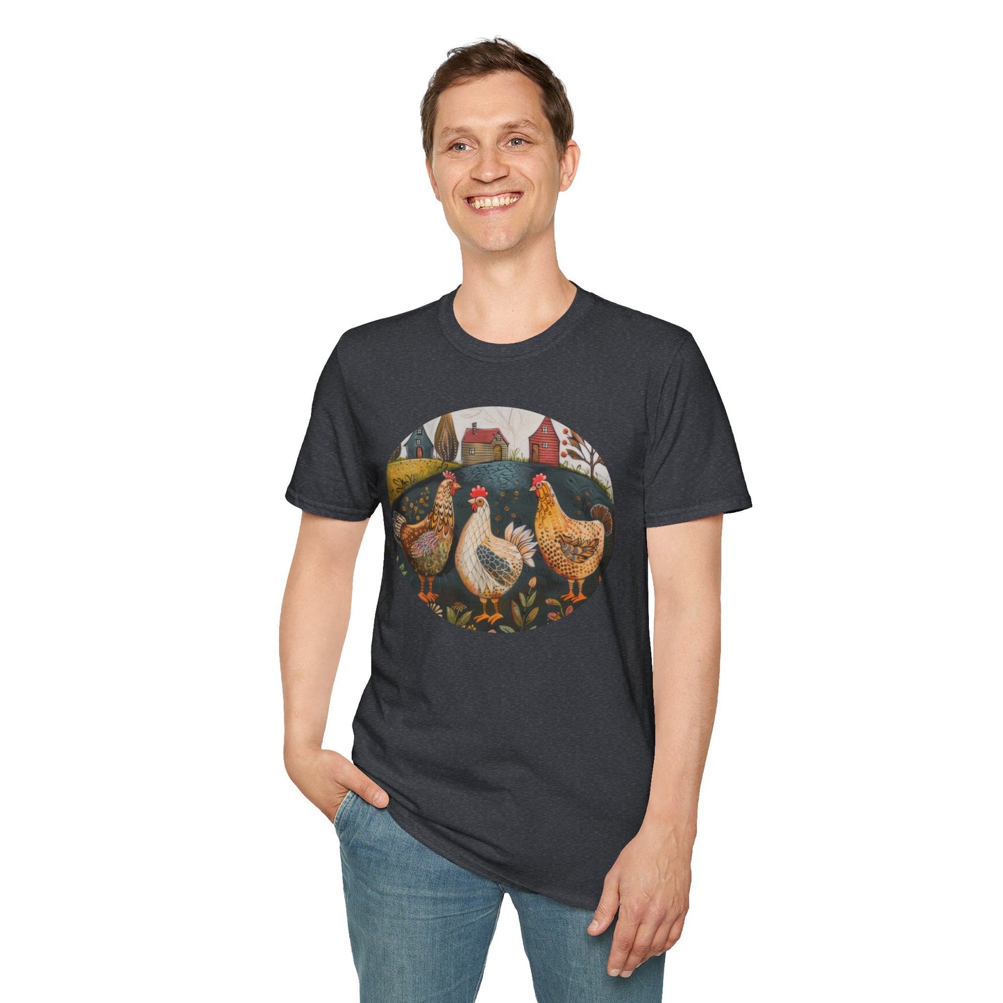 Chickens - Unisex Softstyle T-Shirt