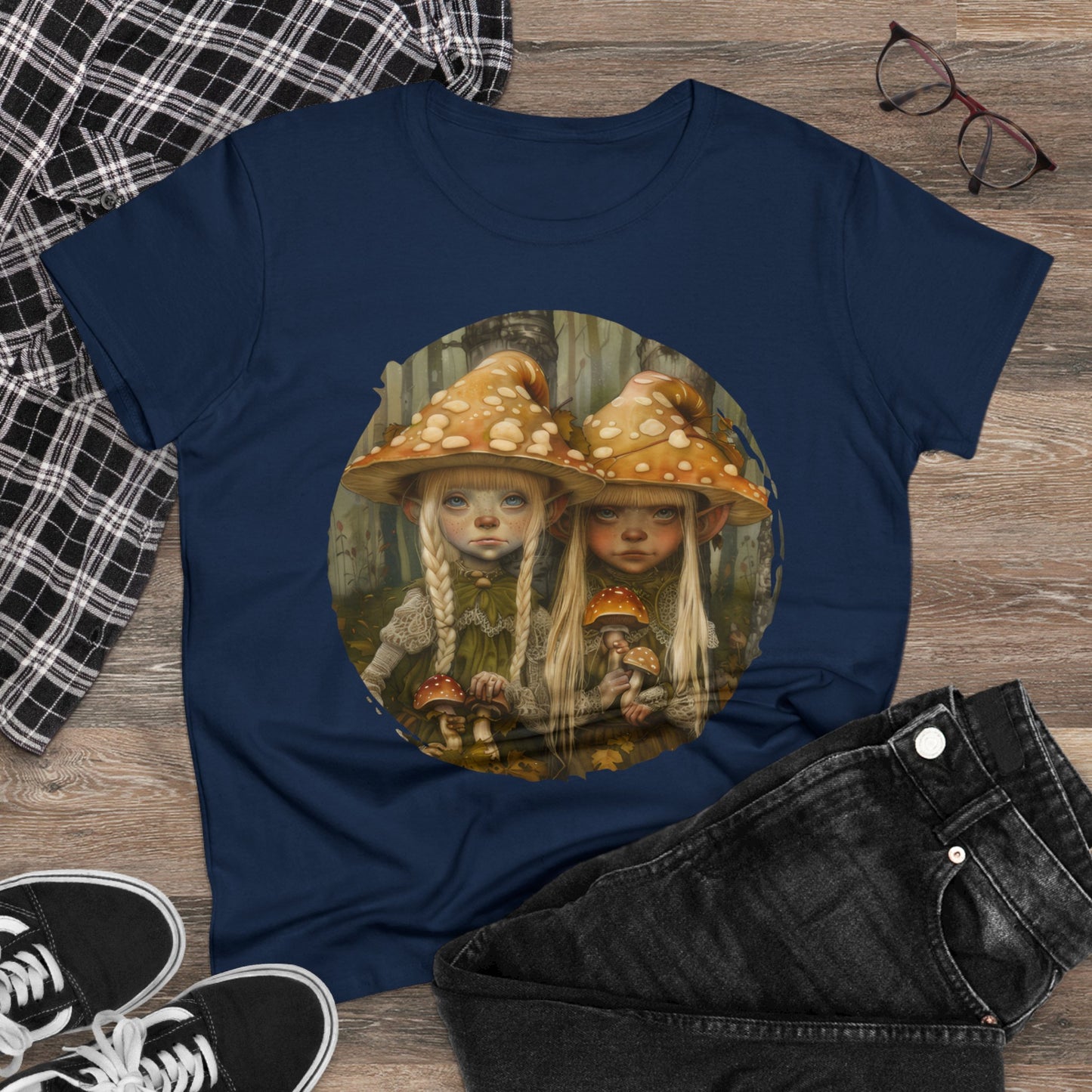 Elves - Fantasy - Women's Midweight Cotton Tee