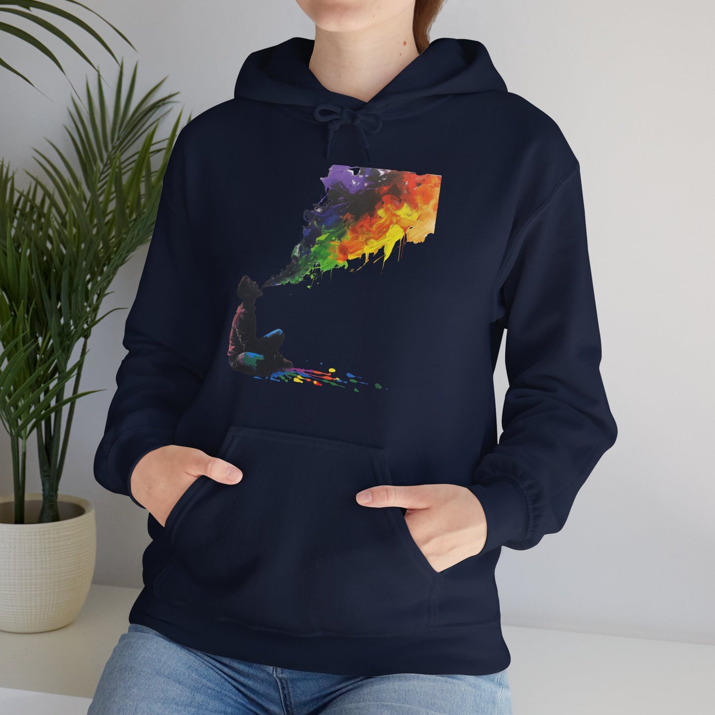 Rainbow Breath - Unisex Heavy Blend™ Hooded Sweatshirt