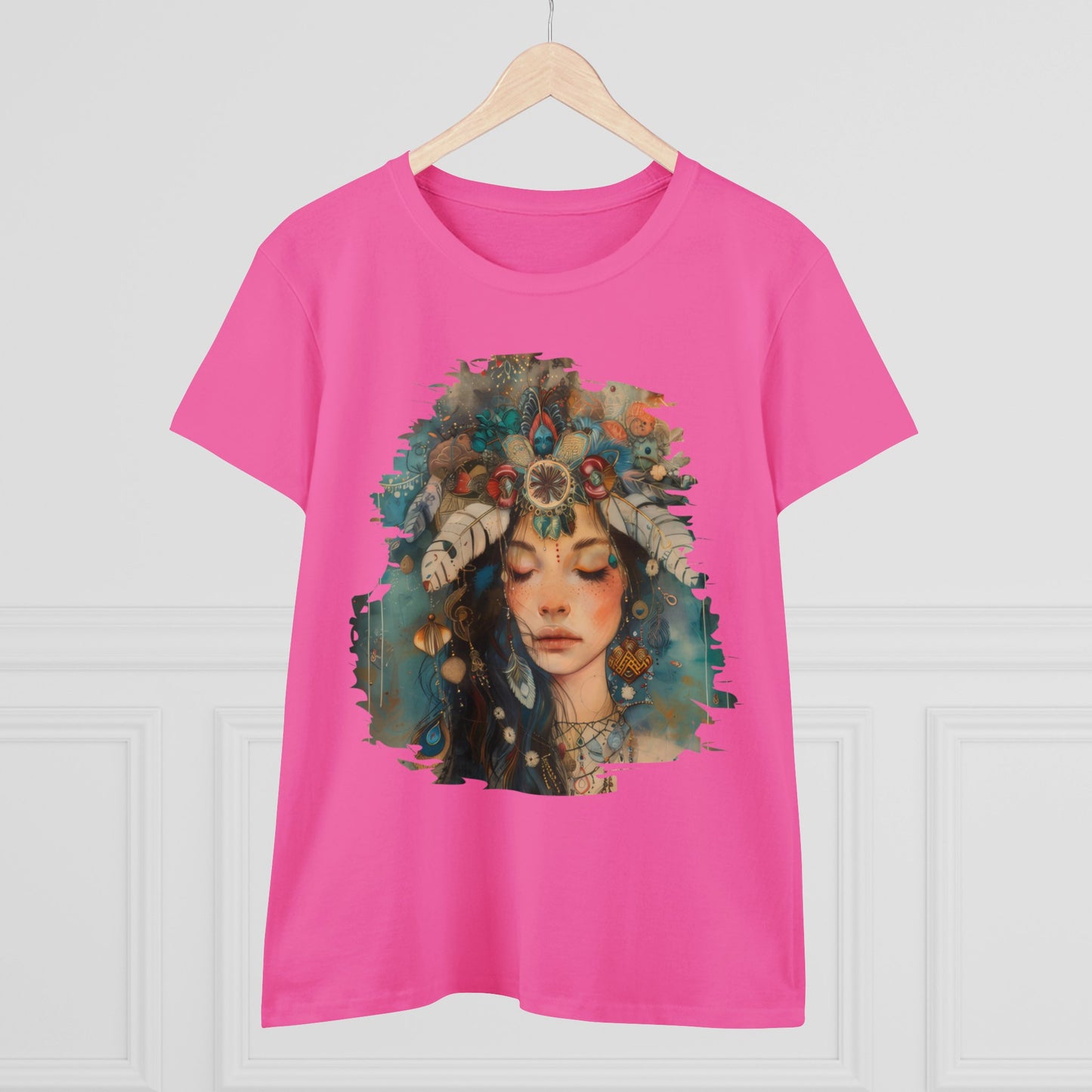 EW - Flowers - Women's Midweight Cotton Tee