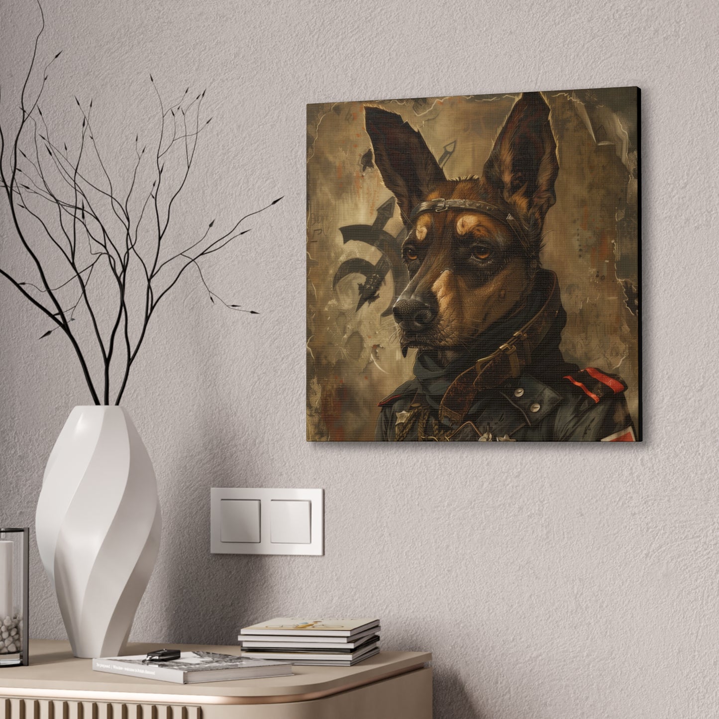 Apocalypse Dog - Canvas Stretched, 0.75"