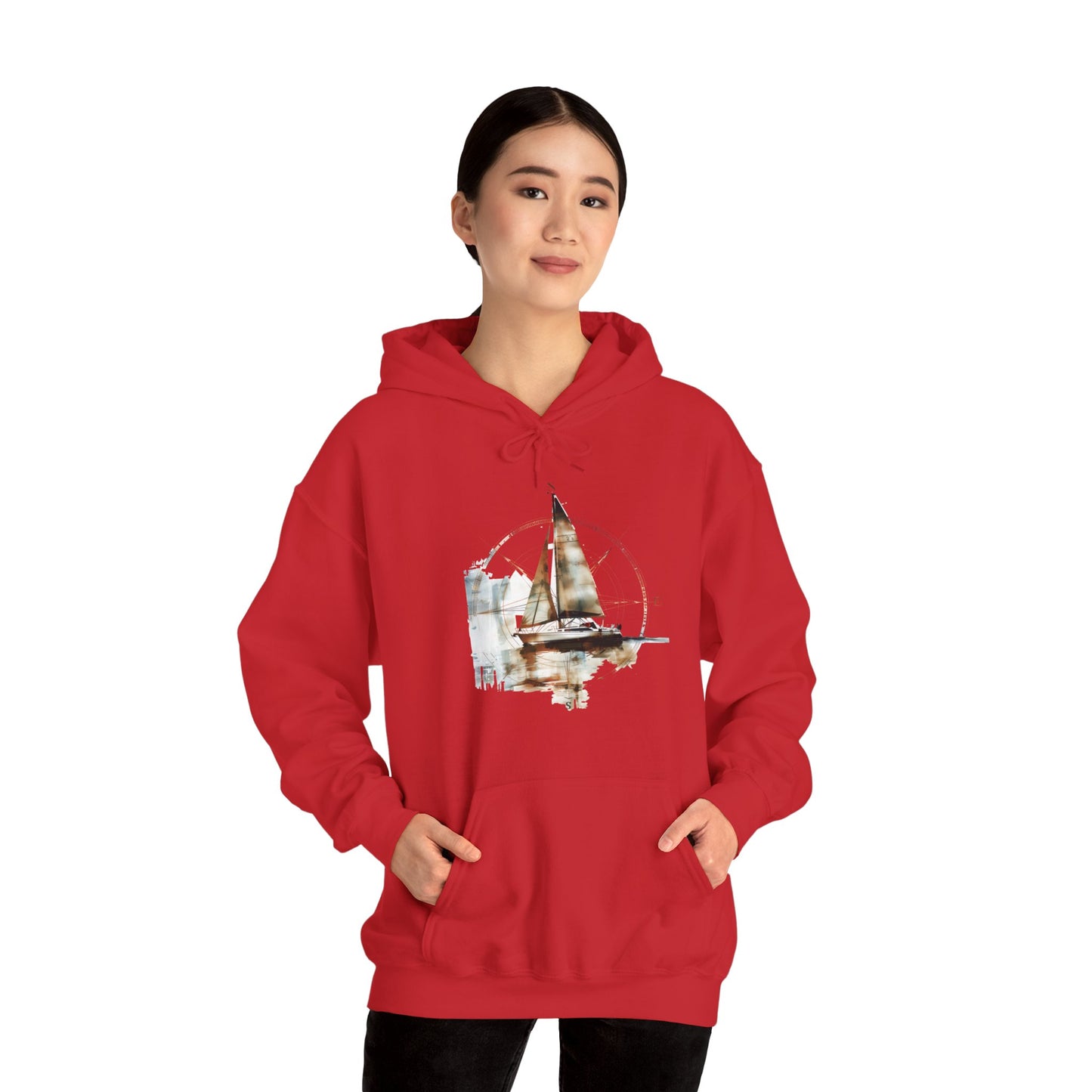 Sailing - Unisex Heavy Blend™ Hooded Sweatshirt