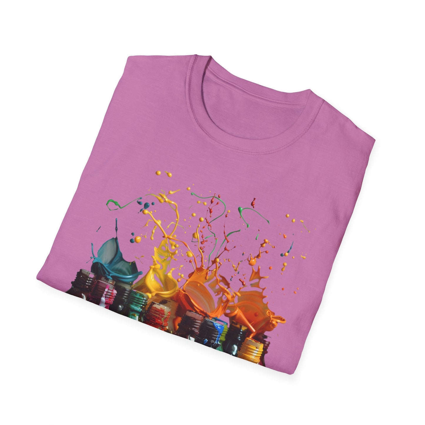 Paint Spill - Unisex Softstyle T-Shirt