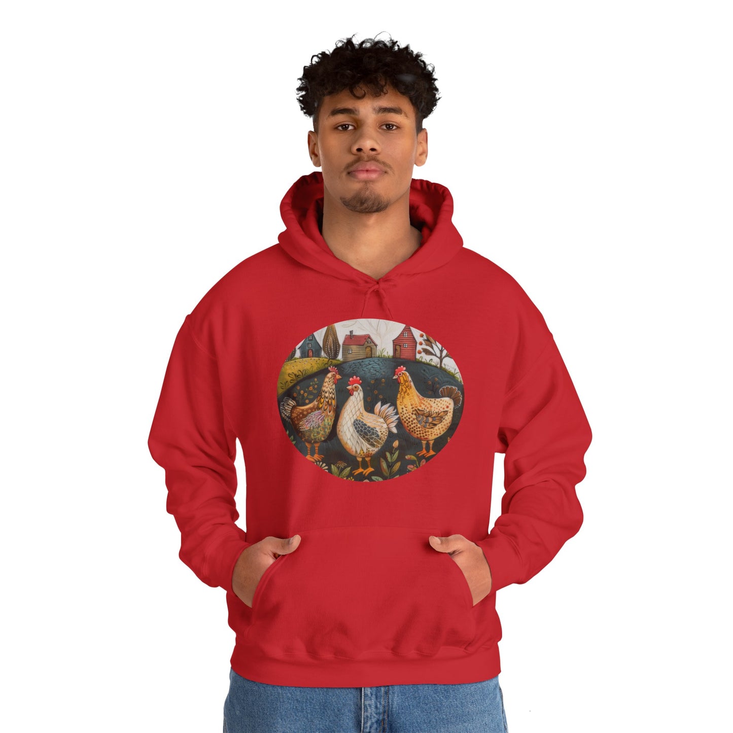 Chickens - Unisex Heavy Blend™ Hooded Sweatshirt