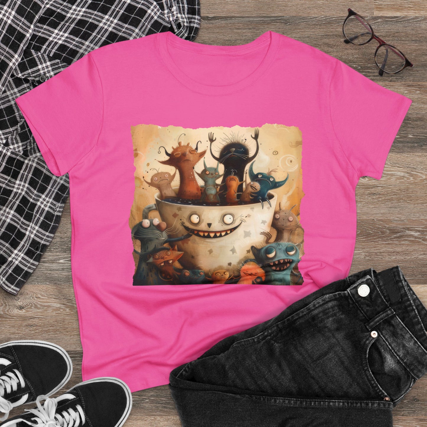 Coffee Critters - Women's Midweight Cotton Tee