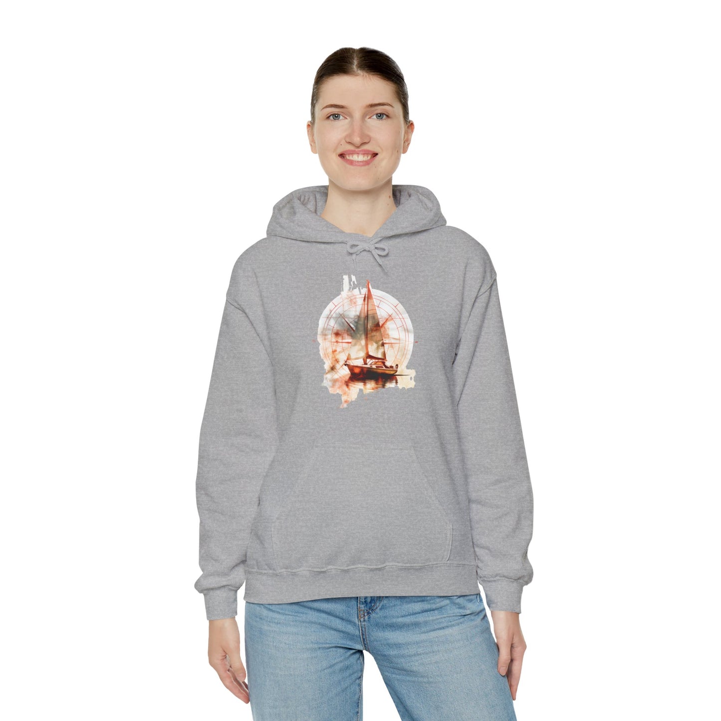 Sailing - Unisex Heavy Blend™ Hooded Sweatshirt