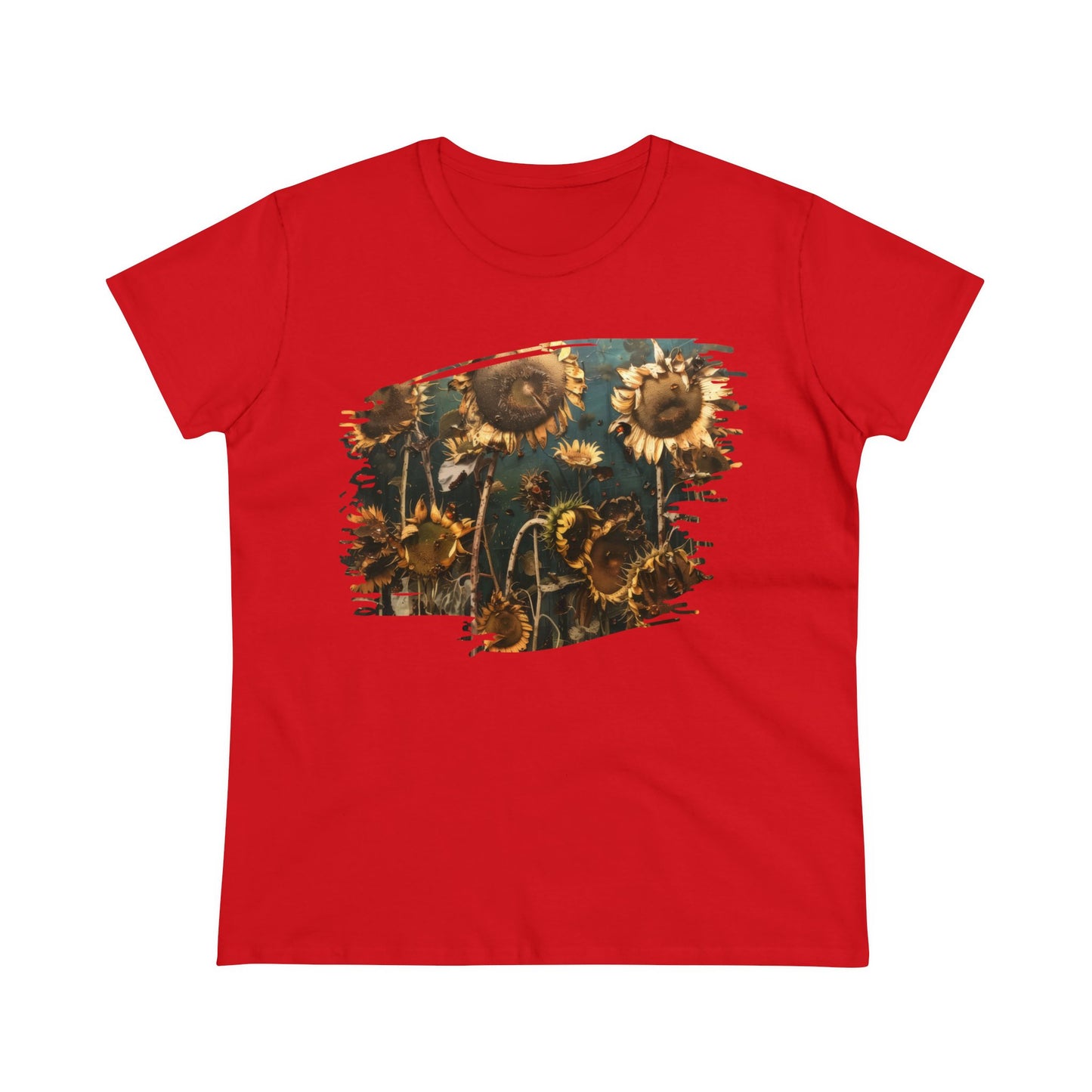 Sunflowers Wilting - Women's Midweight Cotton Tee