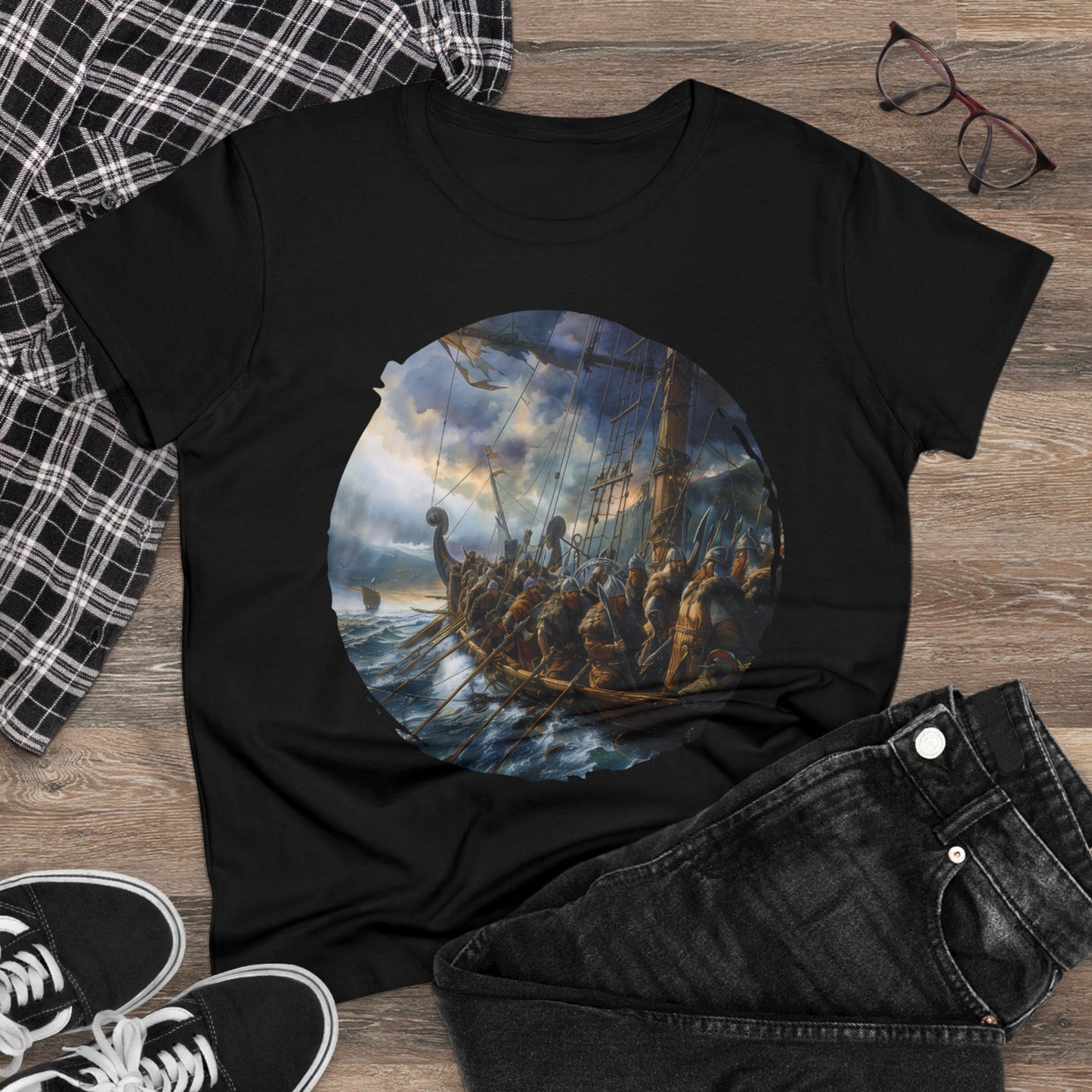 Vikings - Fantasy - Women's Midweight Cotton Tee