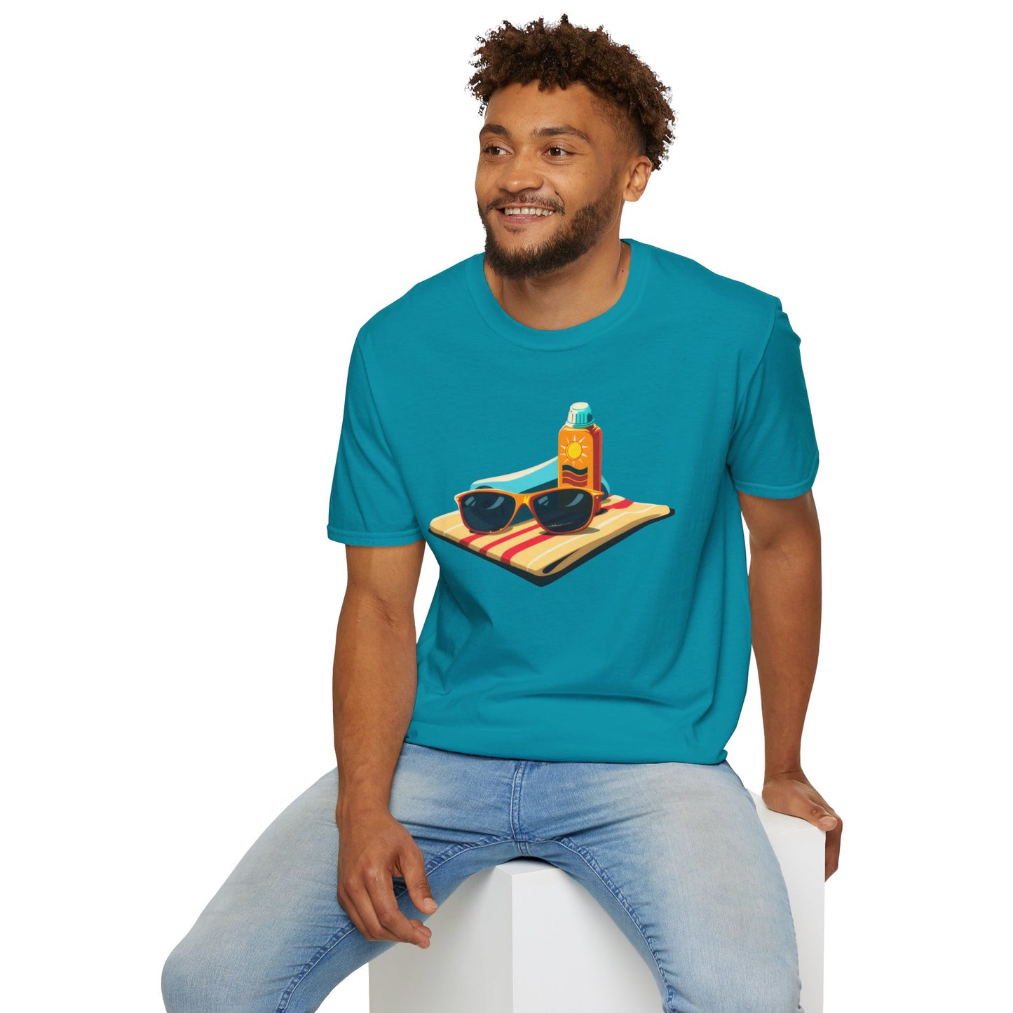 Beach Time! - Unisex Softstyle T-Shirt