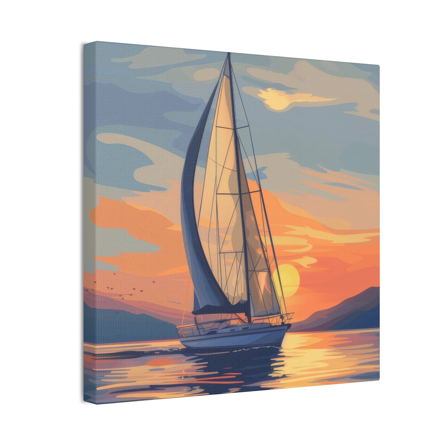 Sailing - Canvas Stretched, 0.75"