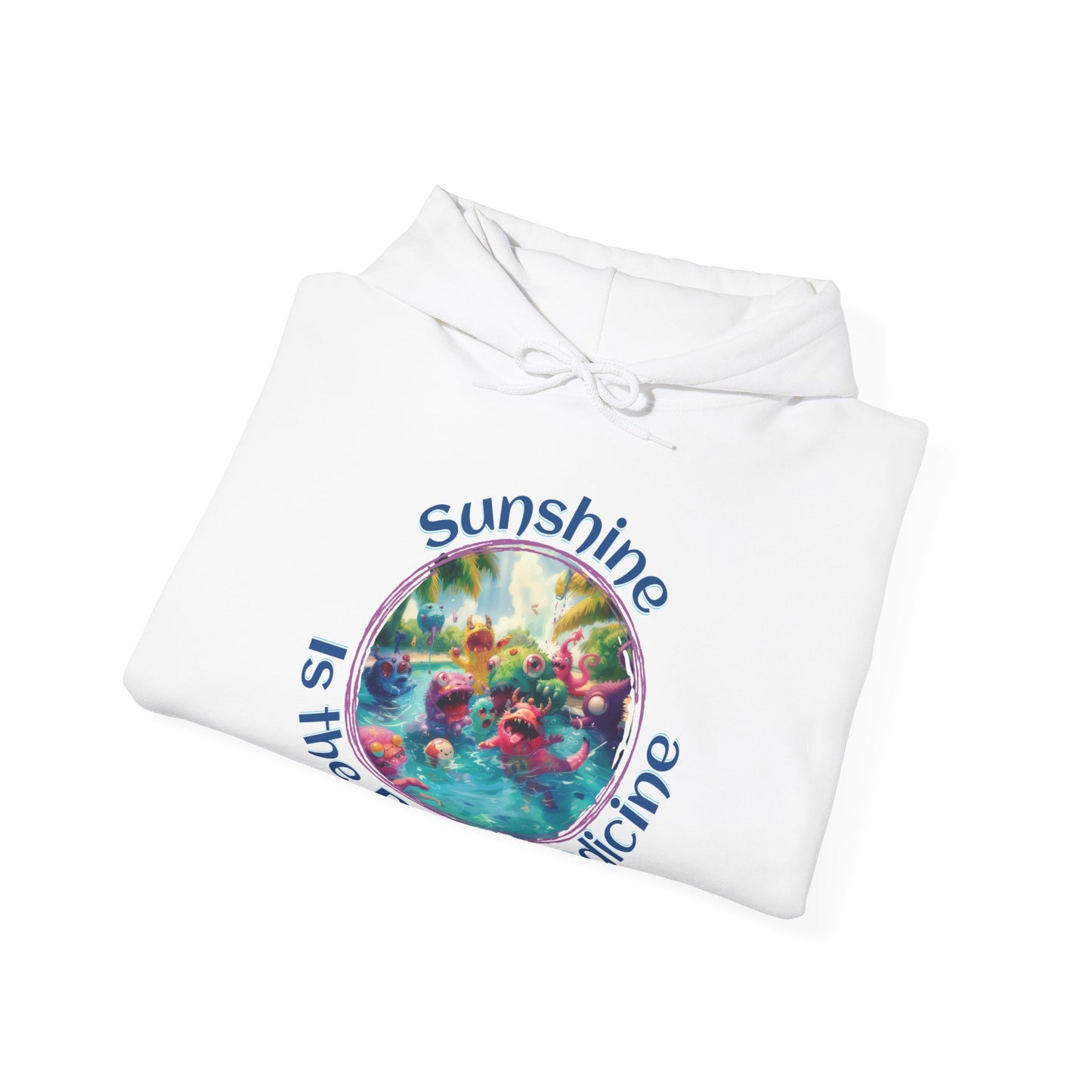 Sunshine is the Best Medicine - Unisex Heavy Blend™ Hooded Sweatshirt