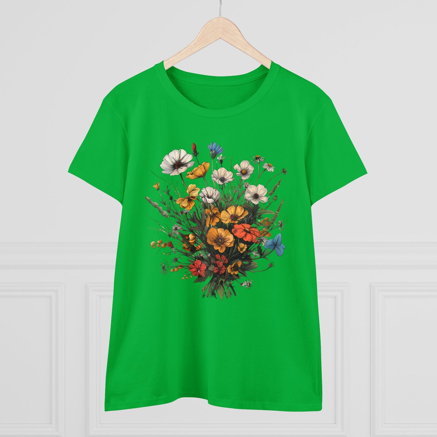 Wildflowers - Women's Midweight Cotton Tee