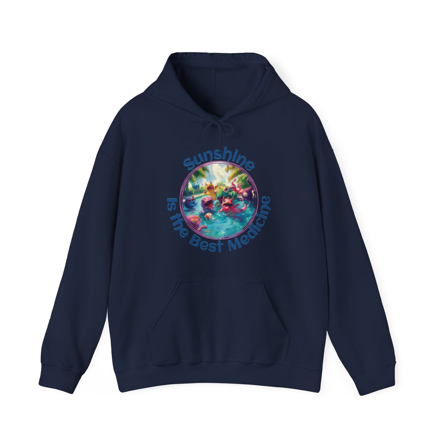 Sunshine is the Best Medicine - Unisex Heavy Blend™ Hooded Sweatshirt