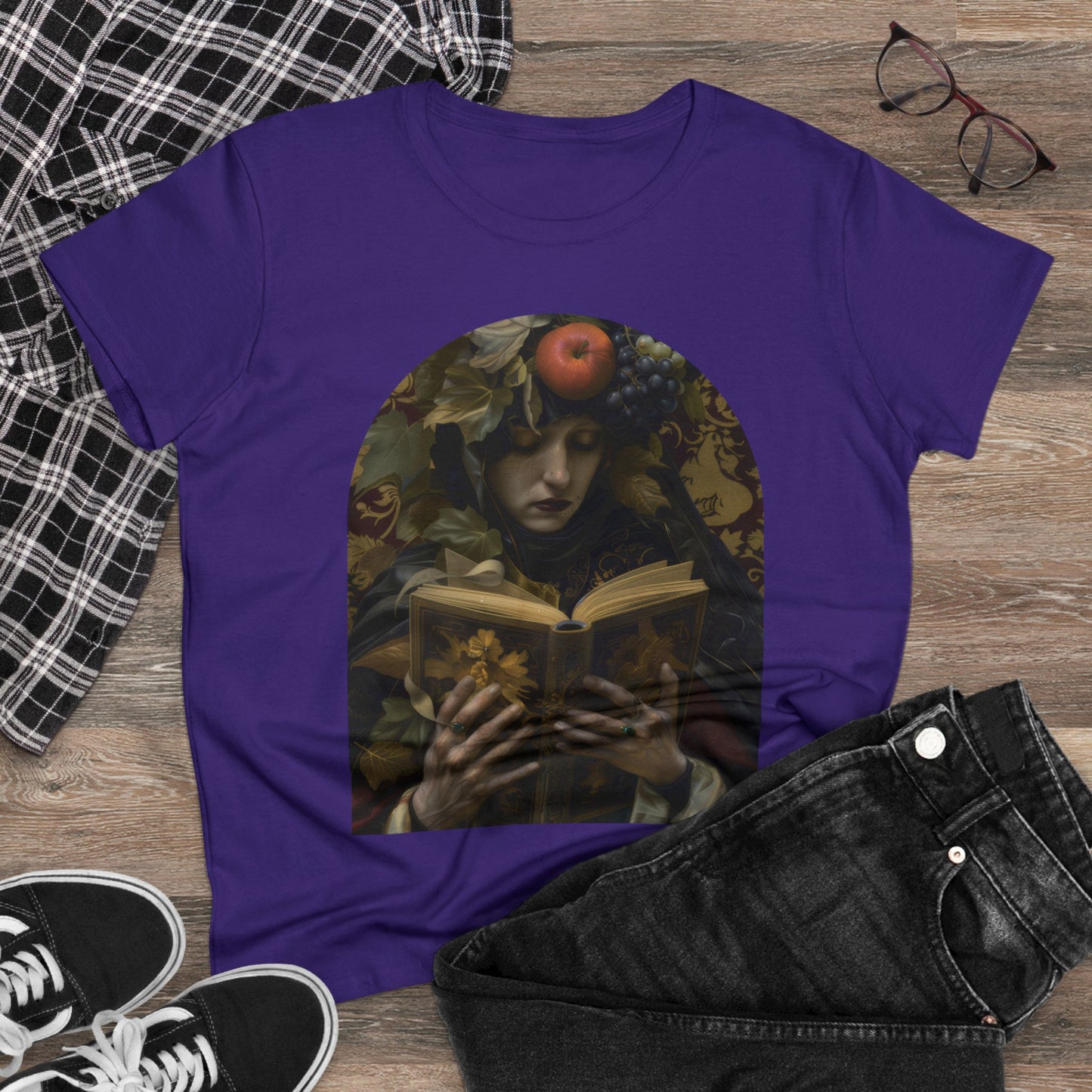 Solemn Reading - Fantasy - Women's Midweight Cotton Tee