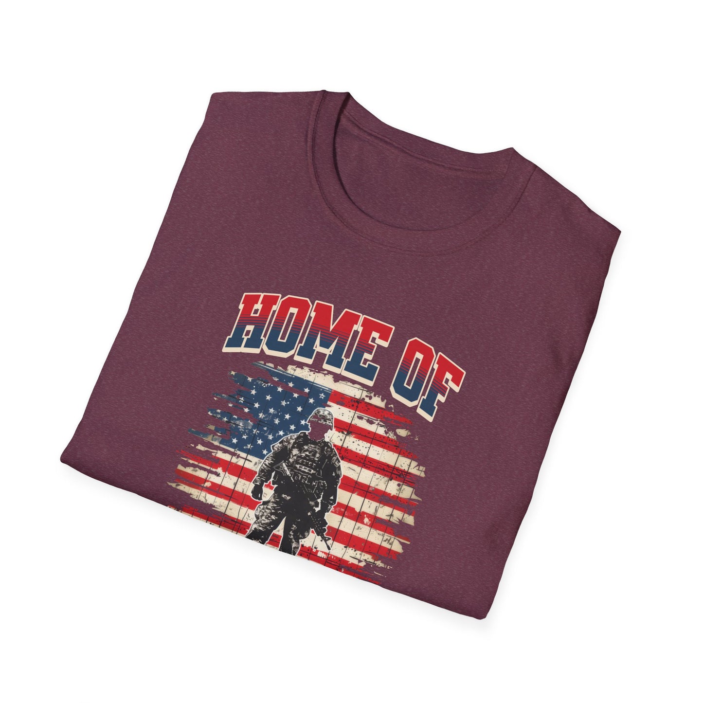 Home of the Brave - Unisex Softstyle T-Shirt