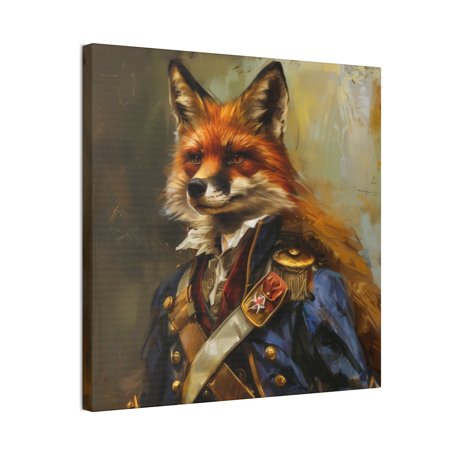 Major Fox - Canvas Stretched, 0.75"