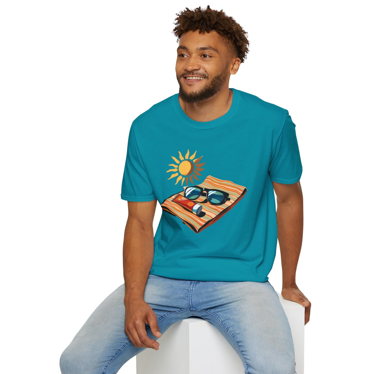 Beach Time! - Unisex Softstyle T-Shirt