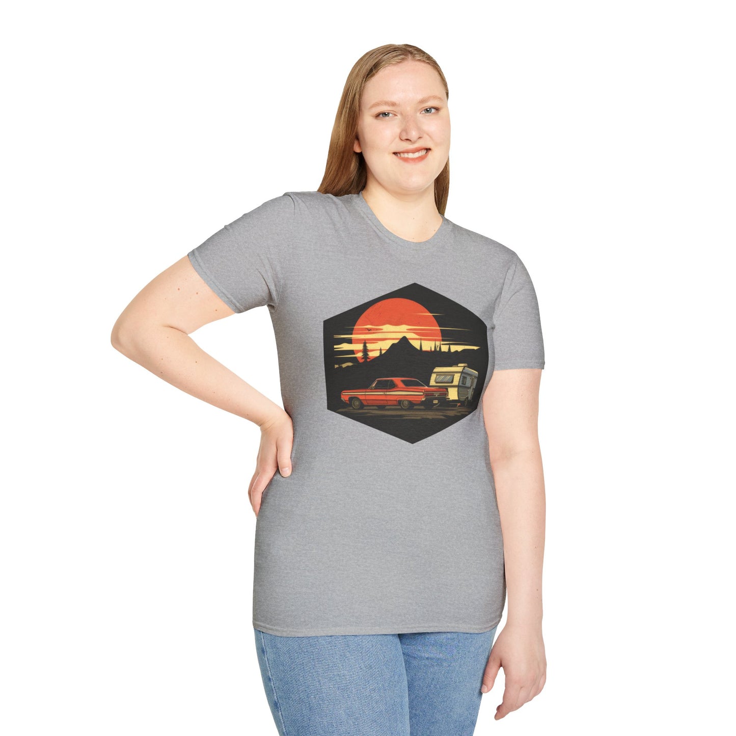 Camping! - Unisex Softstyle T-Shirt