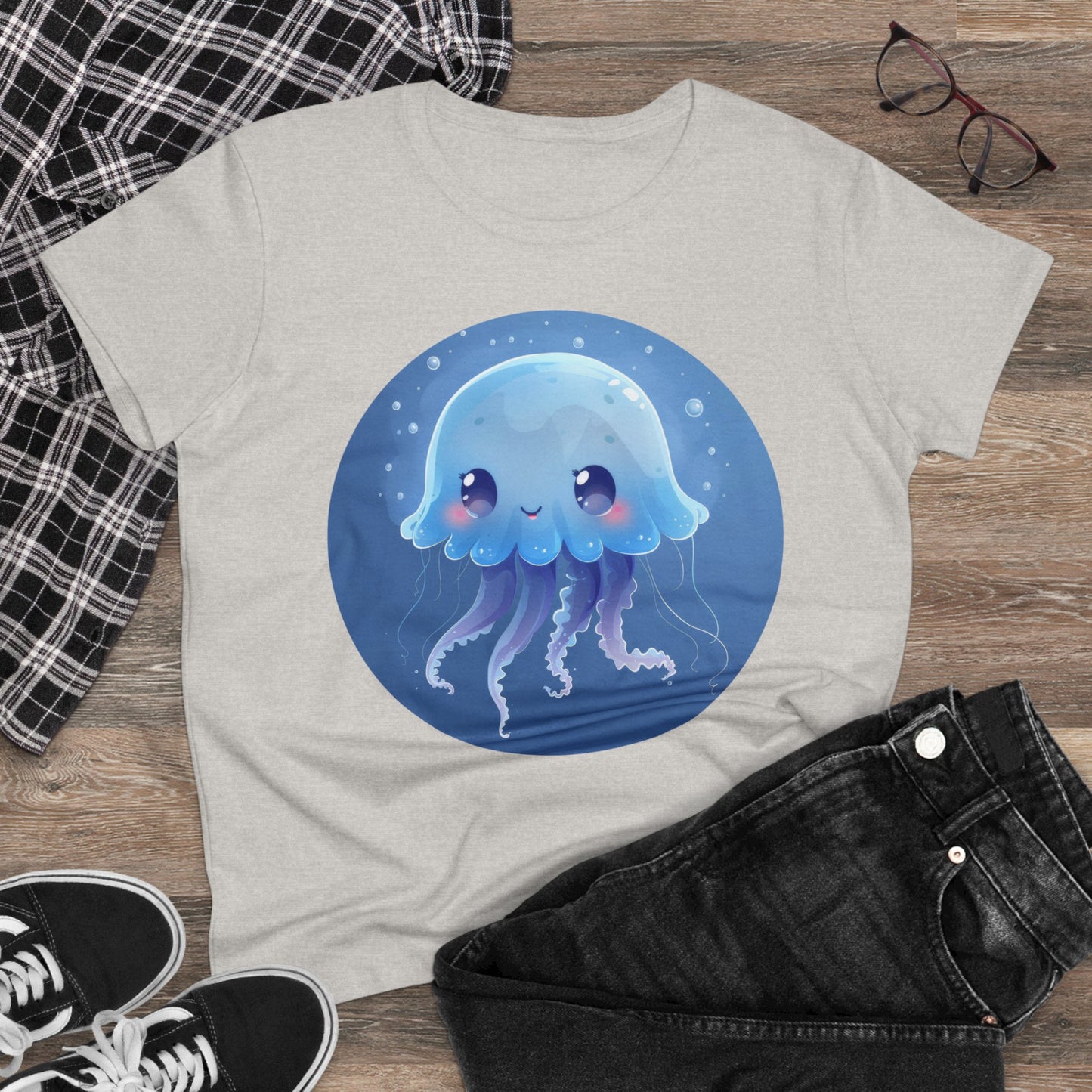 Jellyfish - Women's Midweight Cotton Tee