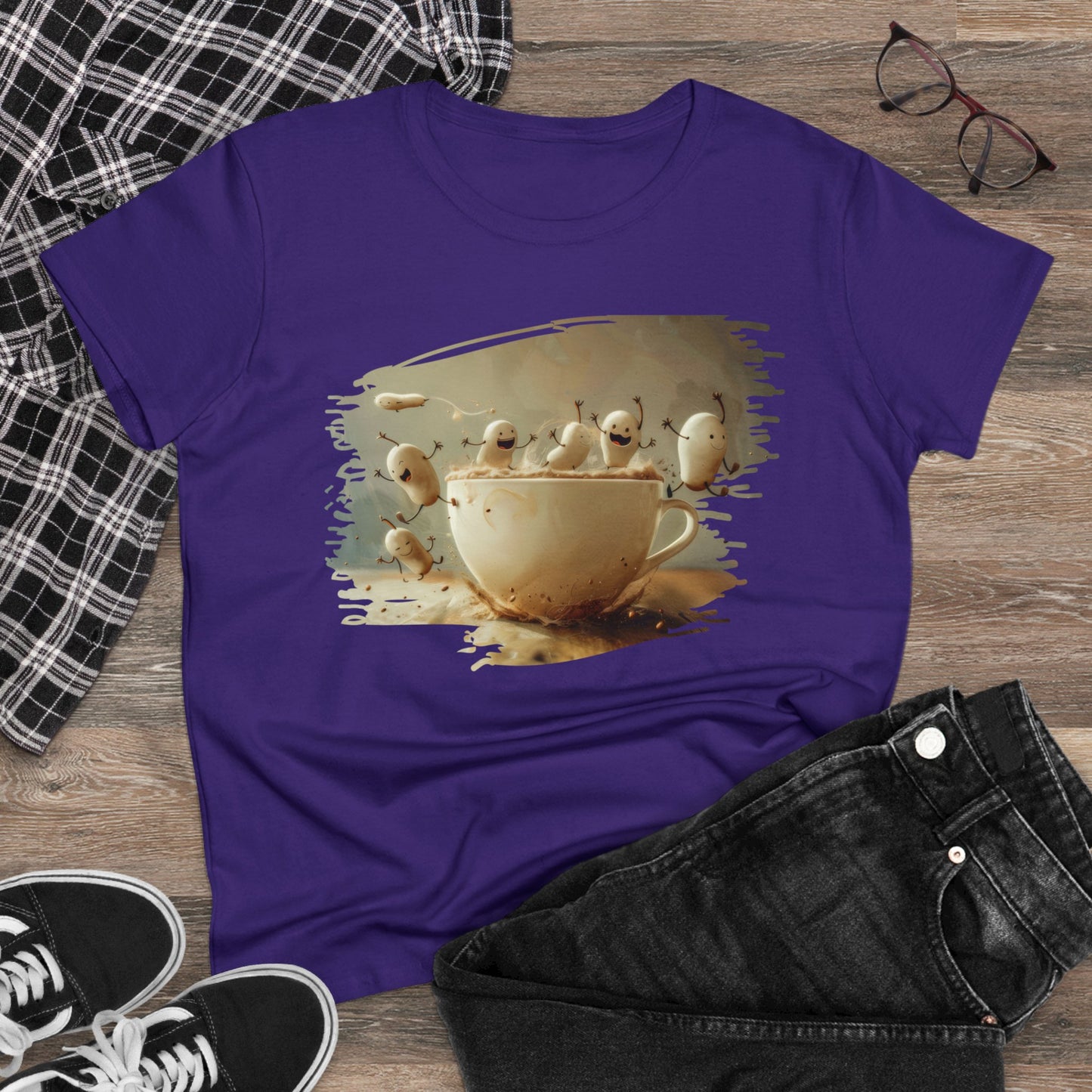 Coffee Critters - Women's Midweight Cotton Tee