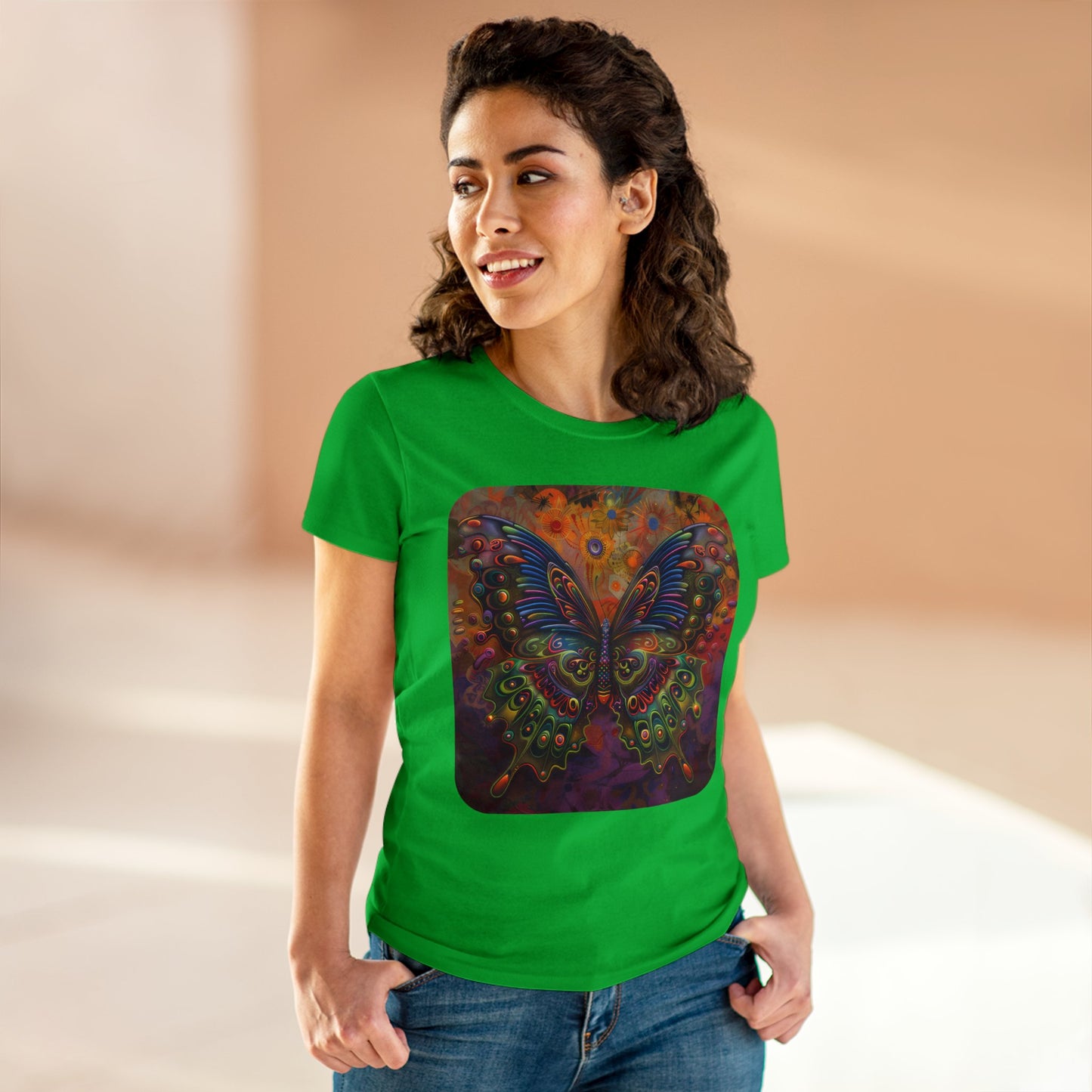 Butterfly - Women's Midweight Cotton Tee