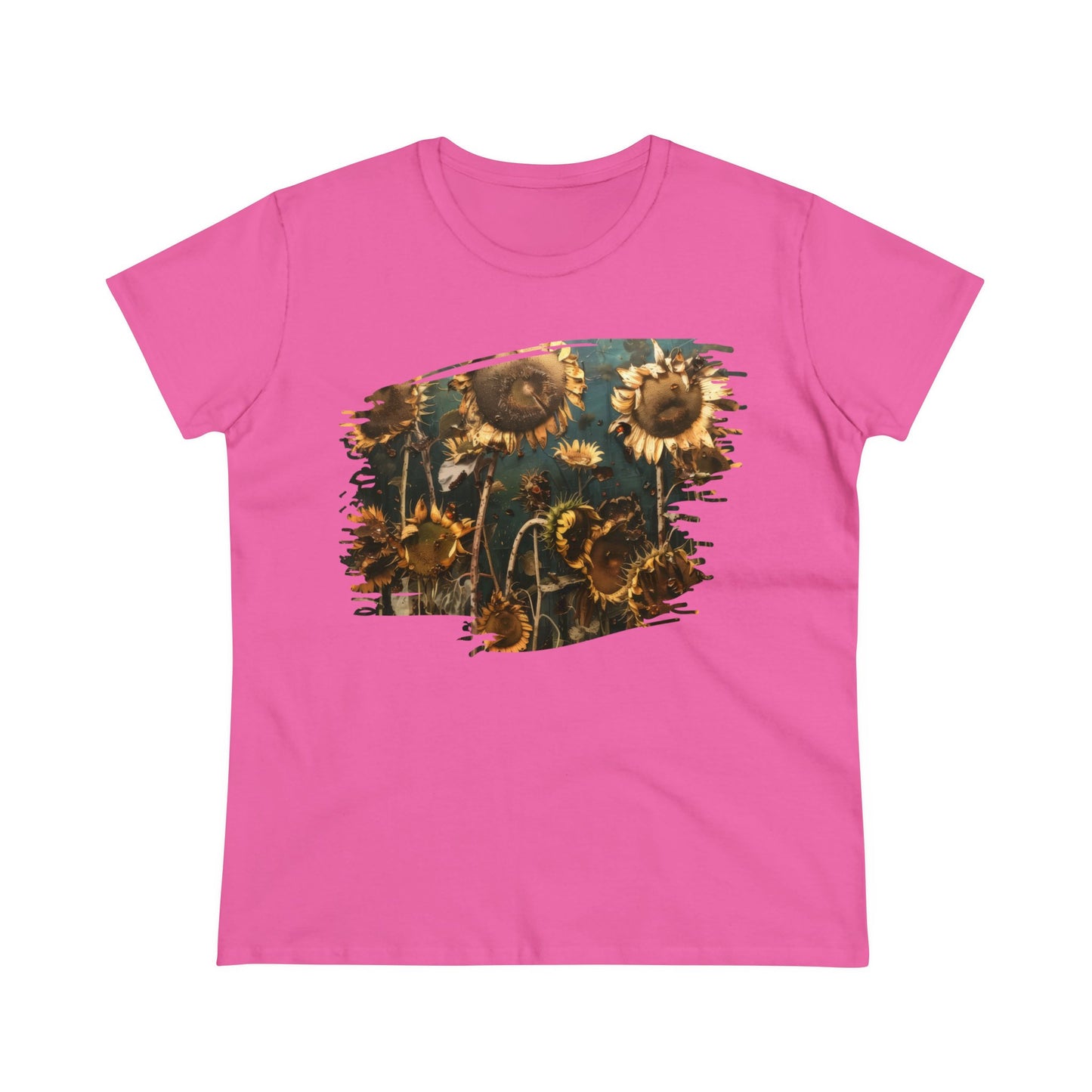 Sunflowers Wilting - Women's Midweight Cotton Tee