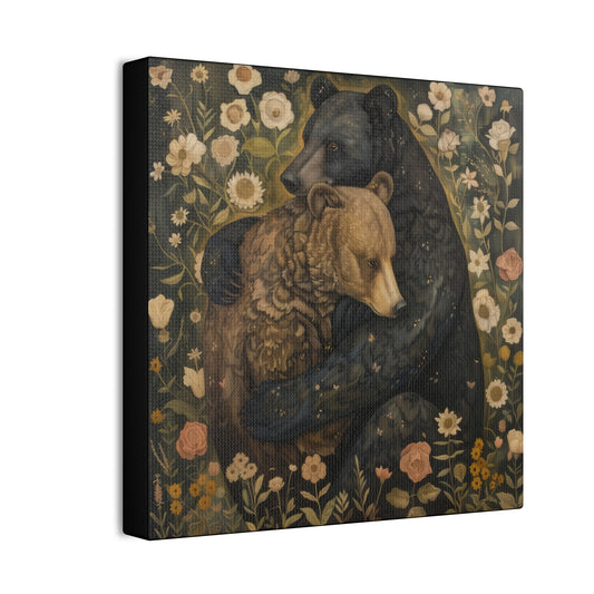 Hugging Bears - Canvas Stretched, 0.75" - Canvas Stretched, 0.75"