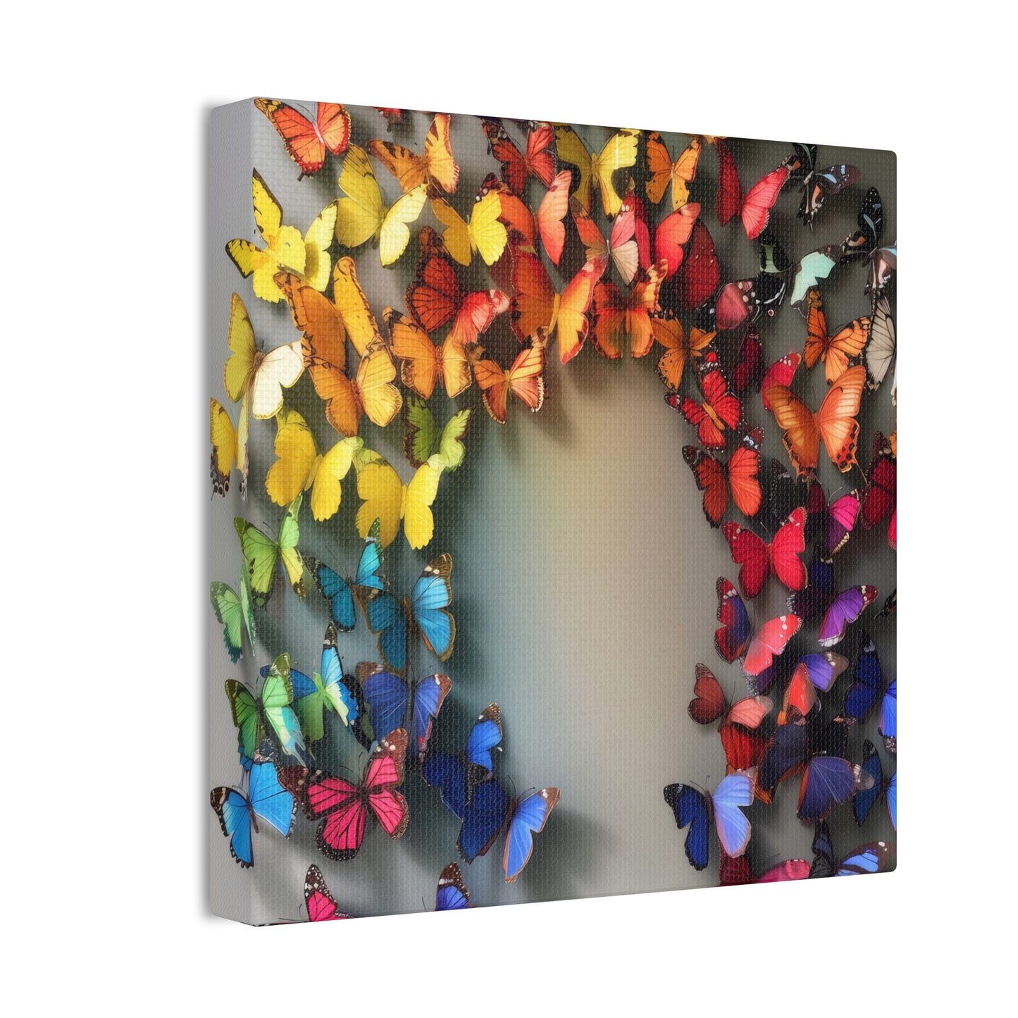 Butterfly Rainbow - Canvas Stretched, 0.75"