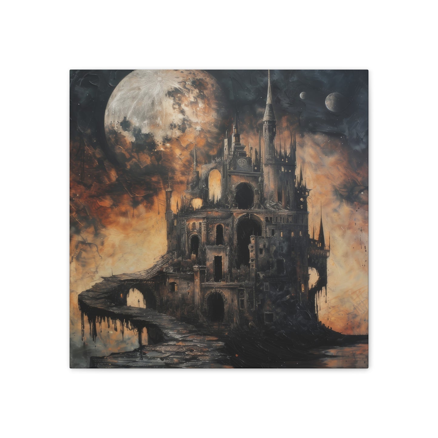 Dark Castle - Canvas Stretched, 0.75"