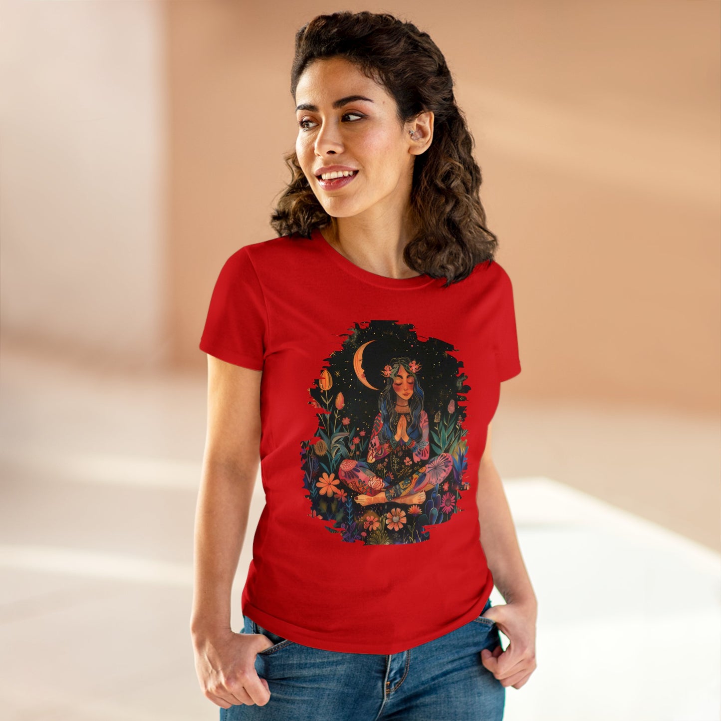 Meditation - Women's Midweight Cotton Tee