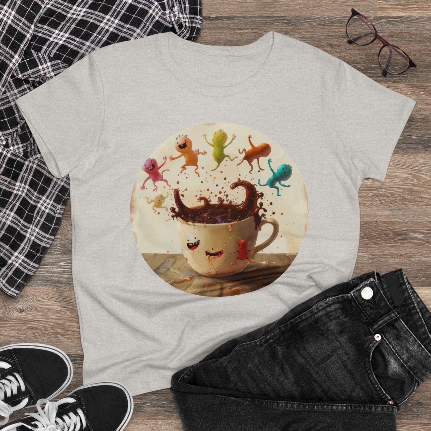 Coffee Critters - Women's Midweight Cotton Tee