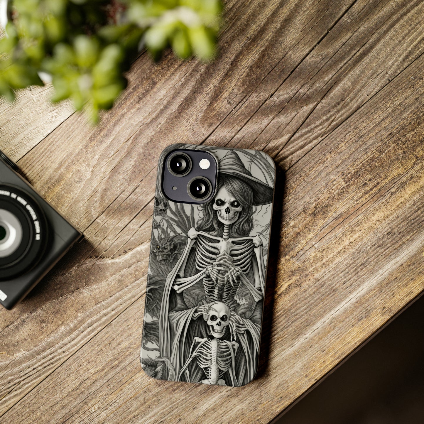 Skeleton Witch - Phone Case