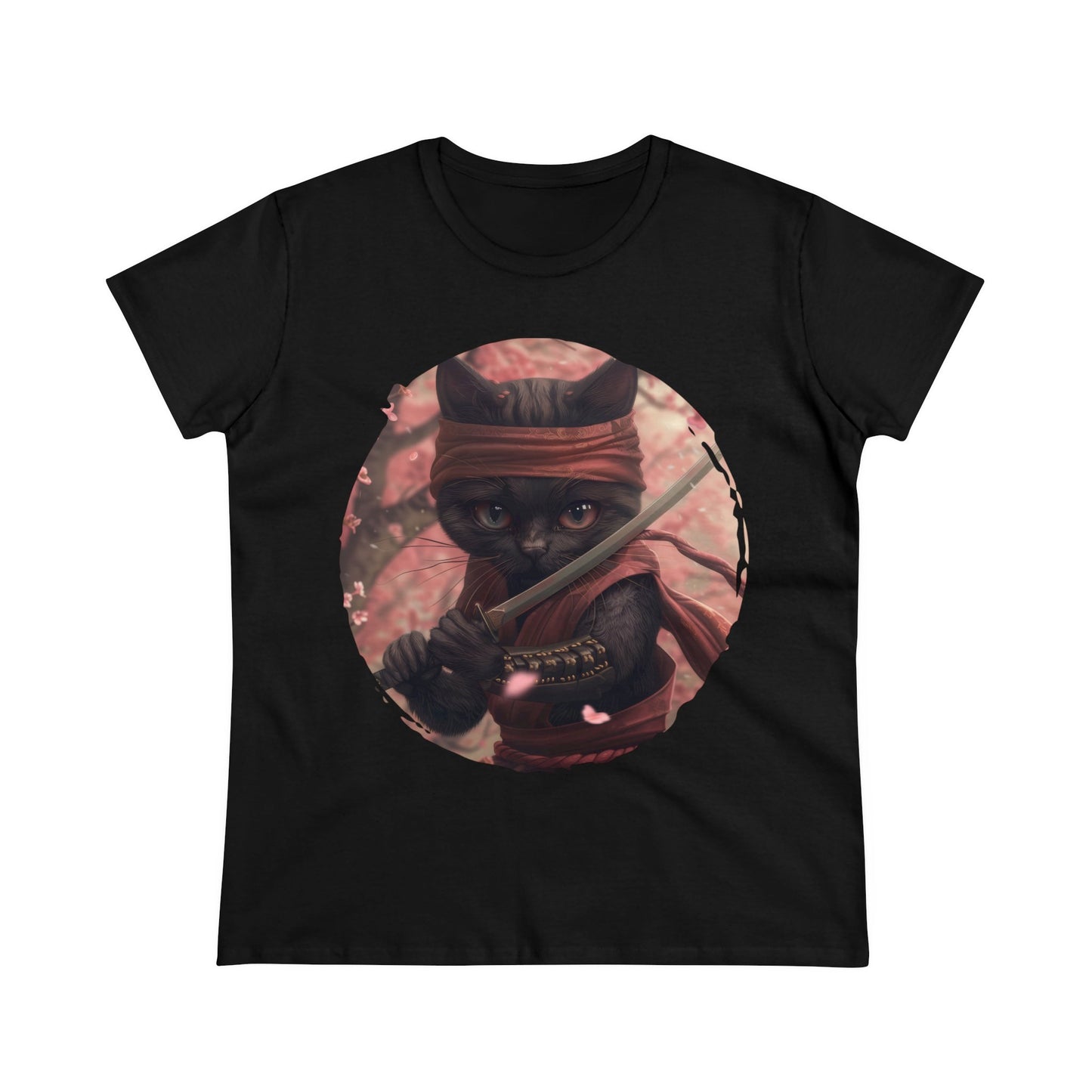 Ninja Kitty - Women's Midweight Cotton Tee