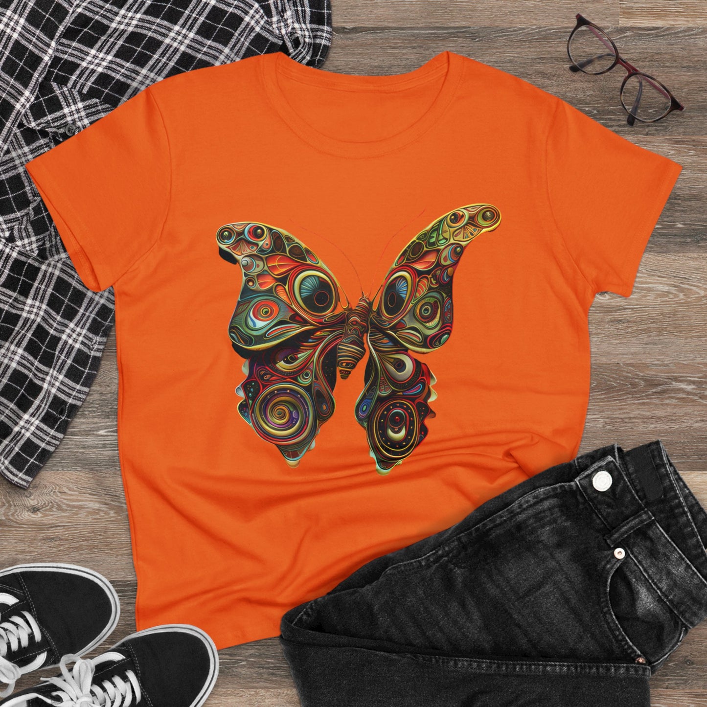 Butterfly - Women's Midweight Cotton Tee