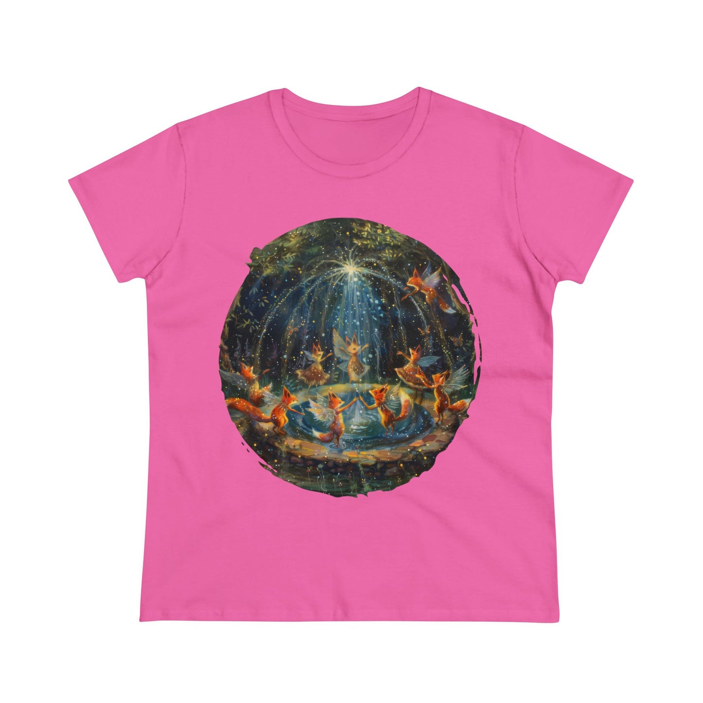 Fairy Celebration - Fantasy - Women's Midweight Cotton Tee