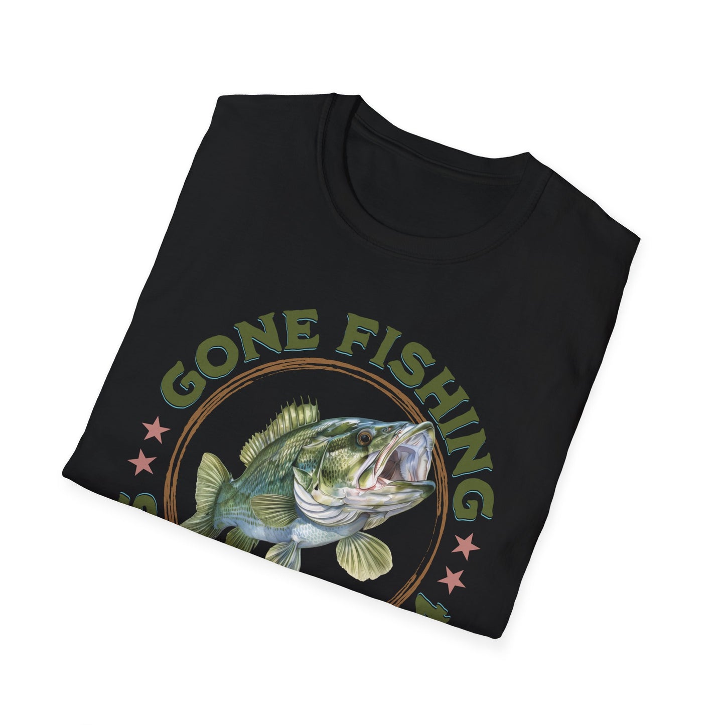 Gone Fishing - Unisex Softstyle T-Shirt