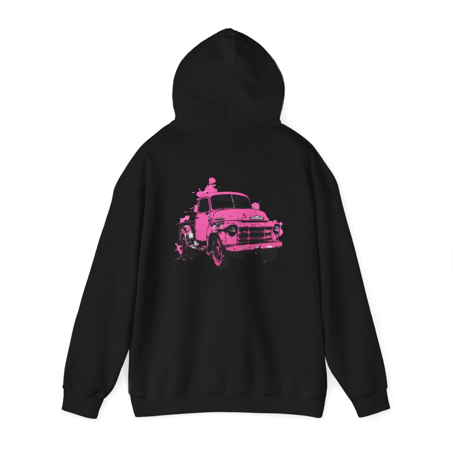 Pink Truck - Unisex Heavy Blend™ Hooded Sweatshirt