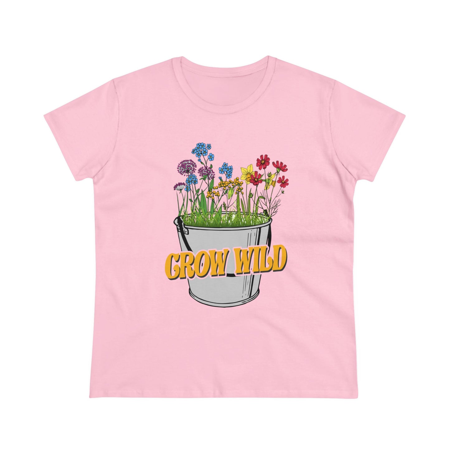 Grow Wild - Gardening - Women's Midweight Cotton Tee