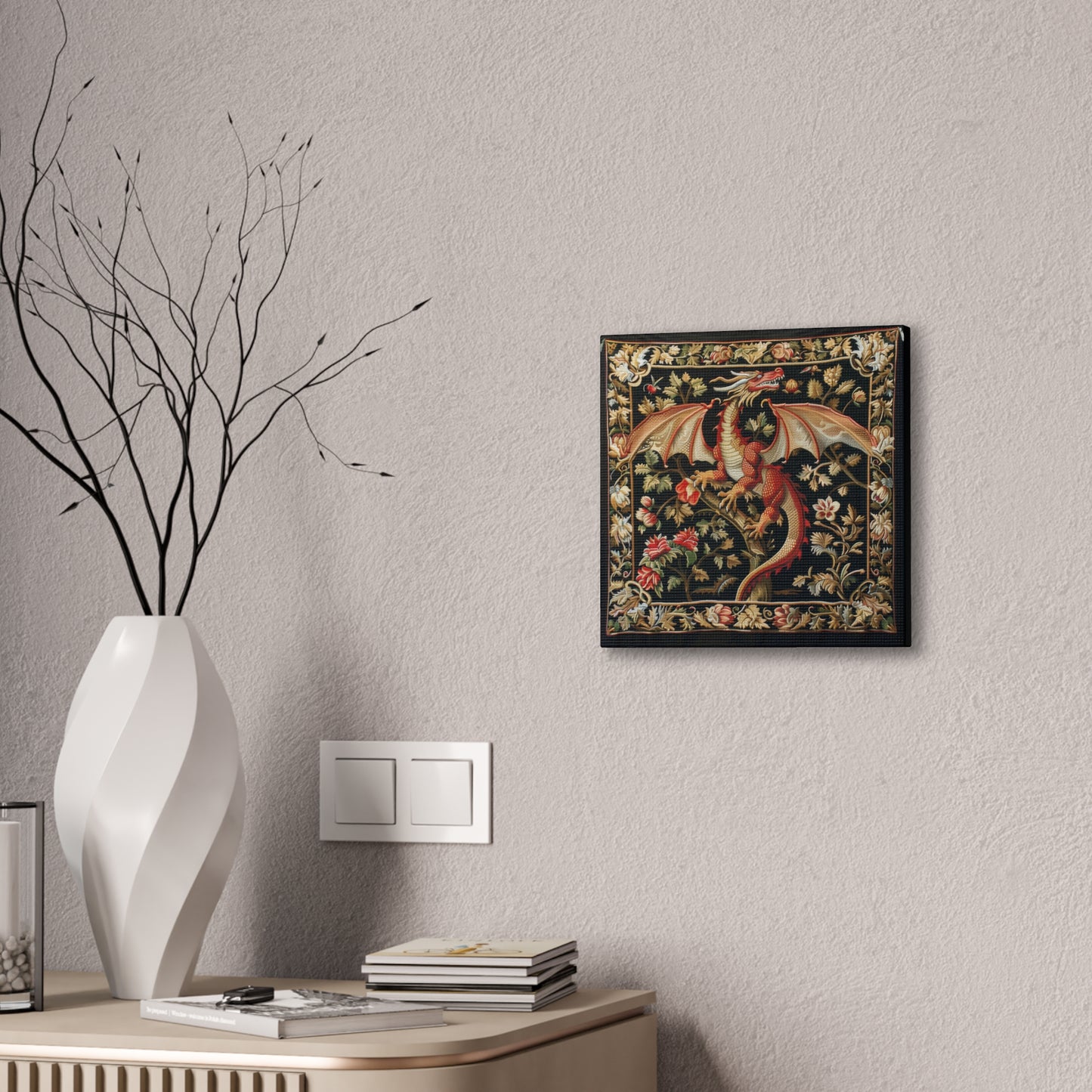 Dragon Tapestry - Canvas Stretched, 0.75"