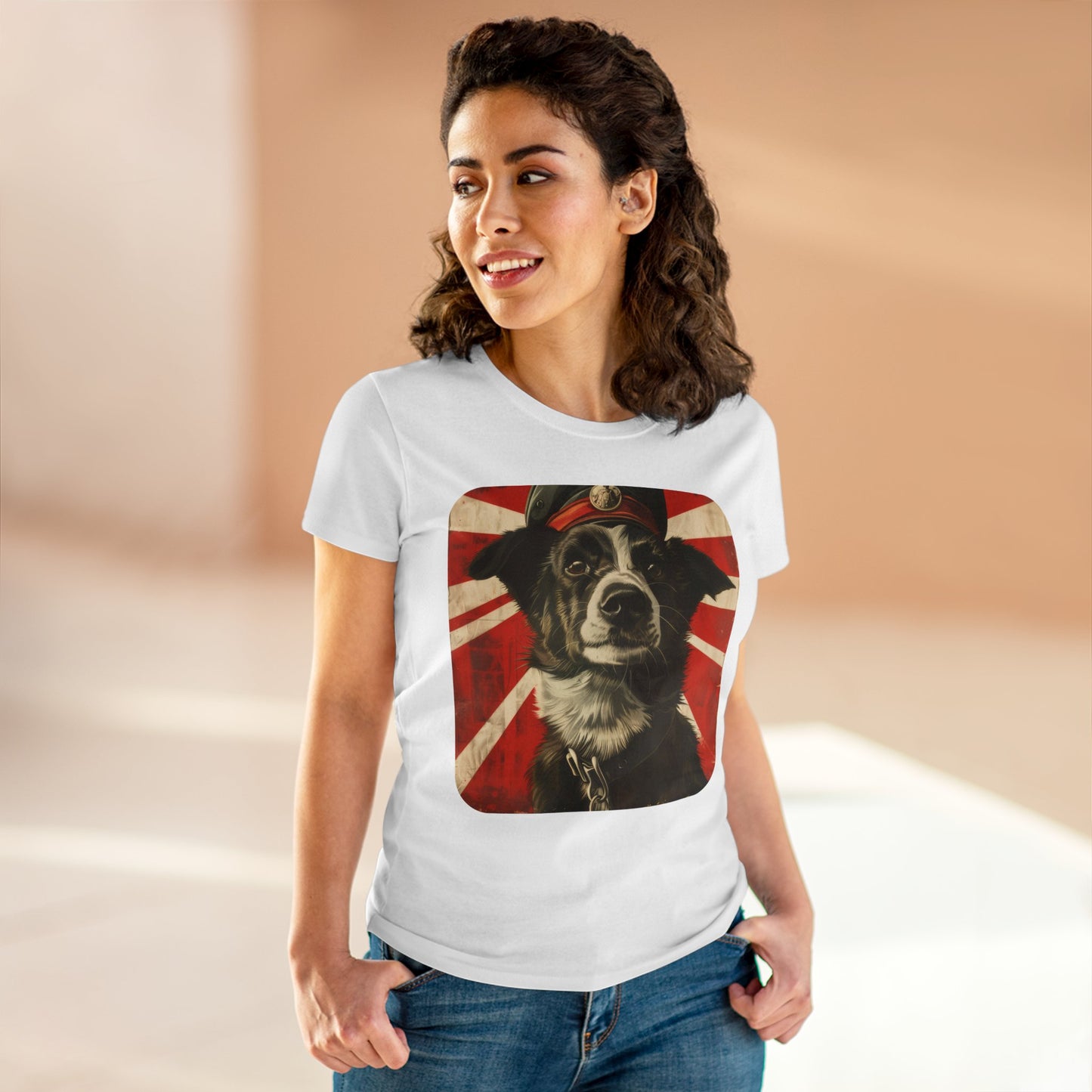 Comrade Canine - Women's Midweight Cotton Tee