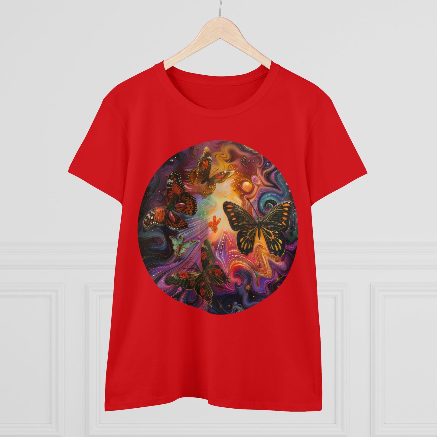 Butterflies - Women's Midweight Cotton Tee