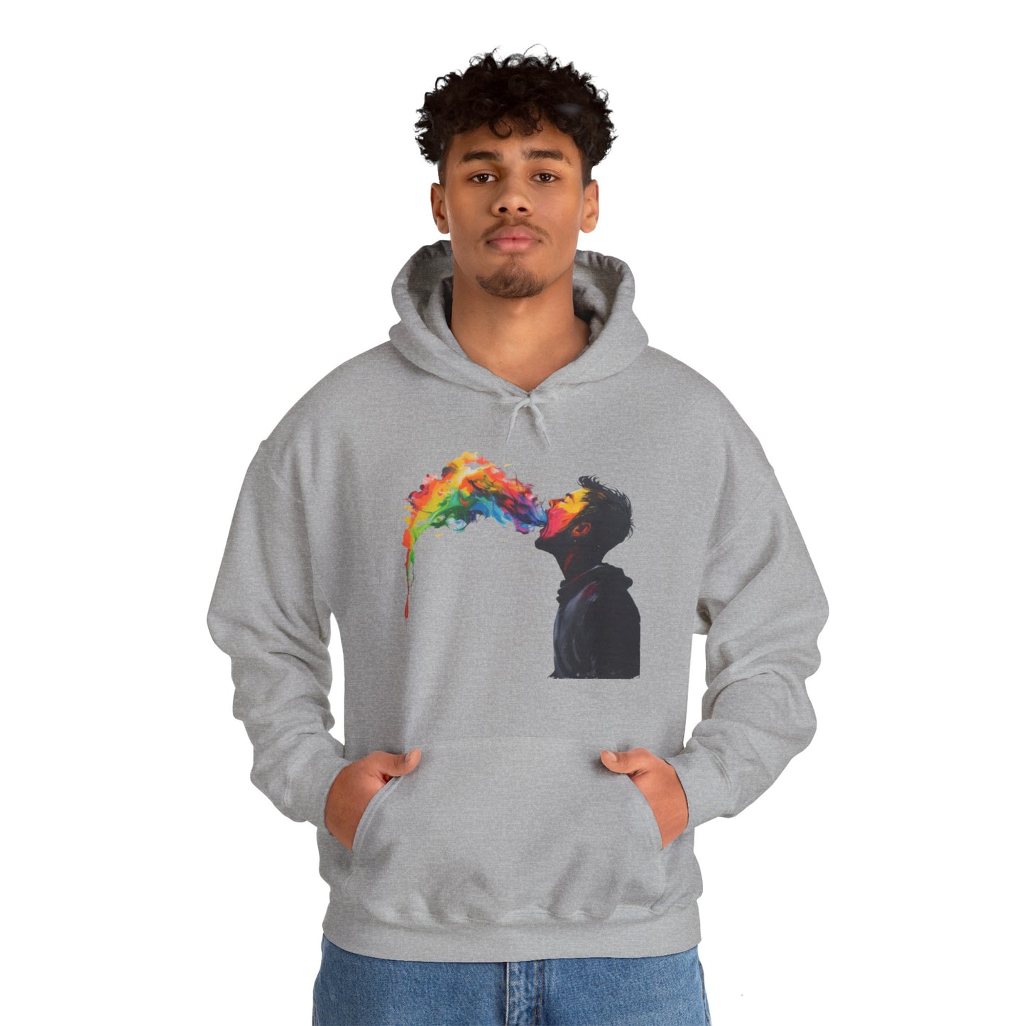 Rainbow Breath - Unisex Heavy Blend™ Hooded Sweatshirt