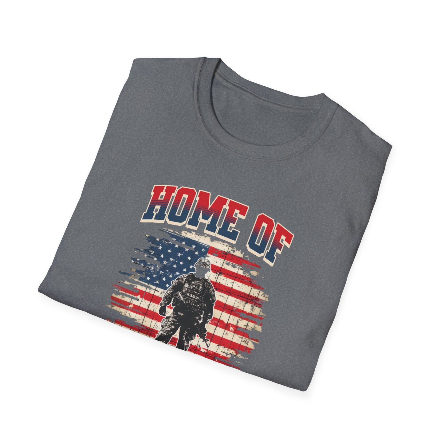 Home of the Brave - Unisex Softstyle T-Shirt